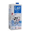 Auchan Val de Loire lait demi-écrémé brique 1l