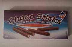Choco Sticks, biscuit enrobé chocolat au lait 150g