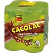 Lait aromatisé cacao CACOLAC praliné/noisette, 4 boites de 20cl