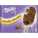 Milka Glaces vanille Crunchy Chocolate les 4 bâtonnets de 66 g