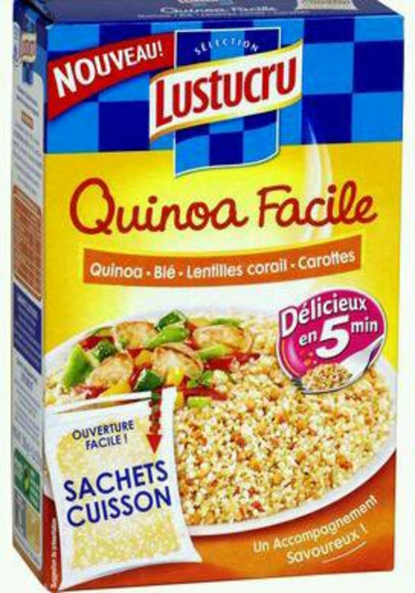 Céréales forestières Lustucru Quinoa/lentilles/carotte 2x150g