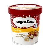 Crème glacée Macadamia Nut Brittle HÄAGEN DAZS, 430g