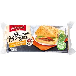 Jacquet brasserie burger fromage x4 -280g
