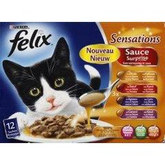 Felix sensations viandes sauce surprise 12 x 100g