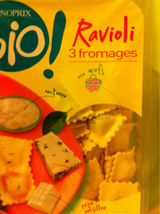 Ravioli aux oeufs frais, aux 3 fromages
