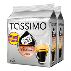 TASSIMO café long classic Carte Noire discs x32 2x104g opération