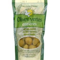 Olives vertes entieres LA COLOMBE, 125g