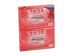 Chewing-gum sans sucre a la fraise Style By HOLLYWOOD