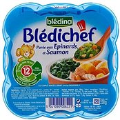 Blédina Chef De La Purée D'Épinards Et De Saumon (12...