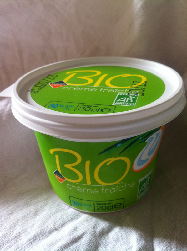 Crème fraîche 30% MG, Bio 20cl