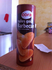 Cora tuiles gout Barbecue 170 g