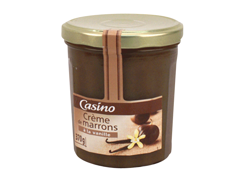 CASINO 370 G Creme de marrons a la vanille