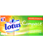 Mouchoirs en papier Compact - Extraits de Lotus