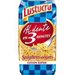 Lustucru, Spaghetti courts Al Dente en 3 minutes, le sachet de 500 g