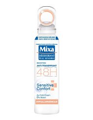 MIXA Peau Sensible Déodorant Atomiseur Anti Transpirant 48h Sensitive Confort Extra Soin 150 ml