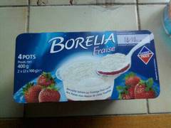 Yaourt Borelia fraise 4x100g