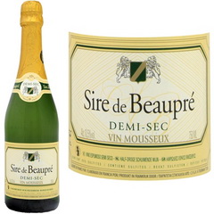 Vin mousseux Demi-sec - Sire de Beaupre - Lunch Box 1 x 75cl