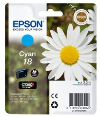 Epson, Cartouche serie paquerette 18 couleur cyan, la cartouche d'encre