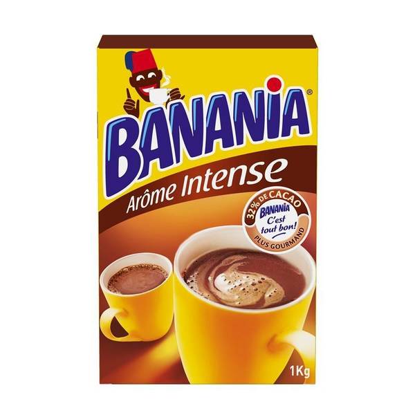 Banania, Chocolat en poudre arôme intense, la boite de 1 kg