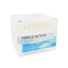 Soin de jour Triple Active Fresh peaux normales a mixtes DERMO EXPERTISE, 50ml