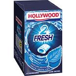 Chewing gums sans sucre menthe forte-menthe fraiche 2Fresh HOLLYWOOD dragees, 3x33g