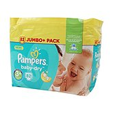Couches Pampers Baby Dry T3 + Jumbo x82