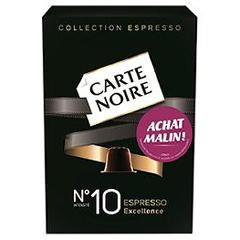 Café capsules Excellence n°10 Carte Noire