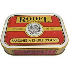 Sardines a l'huile d'olive RODEL, 115g
