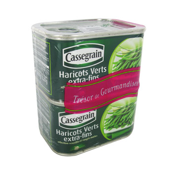 Cassegrain haricots verts 2x220g.