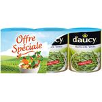 D'aucy haricots verts extra fins 3x440g 