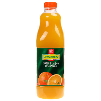 Jus d'orange Jafaden Sans pulpe 1.5 l