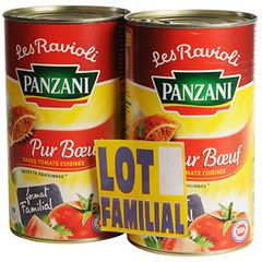 Ravioli Panzani Pur Boeuf - 2x1.2kg