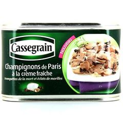Cassegrain champignons creme trompettes morilles 380g