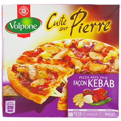 Pizza Volpone Cuite sur Pierre Poulet 400g