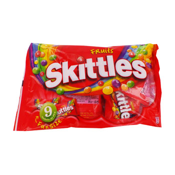 Skittles 9 mini sachet 250g