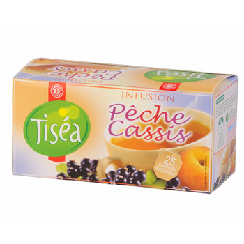 Infusion Tisea peche cassis 35,5g