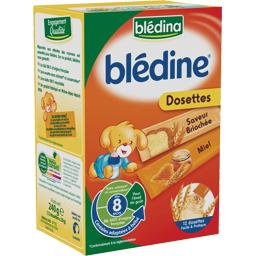 Blédina blédine dosette saveur briochée/miel 12x20g dès 8 mois