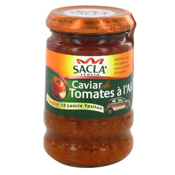 Sauce pastagusto caviar de tomates a l'ail Sacla 190g