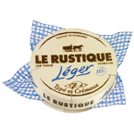 Fromage leger au lait pasteurise LE RUSTIQUE, 11%MG, 250g