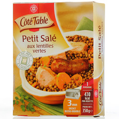 Petit sale Cote Table Lentilles vertes 350g