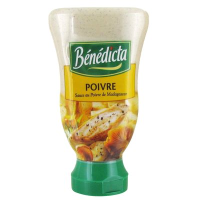Benedicta sauce poivre flacon souple 240 g