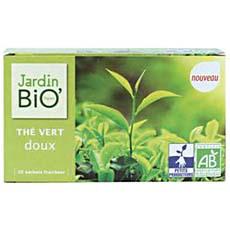 The vert bio doux issu de petits producteurs JARDIN BIO, 40g