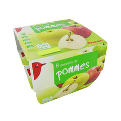 Auchan specialite de fruits pomme 8x100g