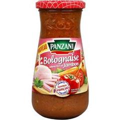 Panzani sauce bolognaise allumettes de jambon pot 400g