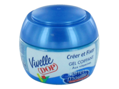 Gel coiffant Vivelle Dop effet mouille, pot de 150ml