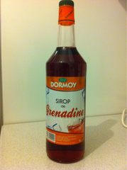Sirop de grenadine DORMOY, bouteille de 1l