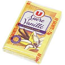 Sucre vanille U, 10 sachets, 75g