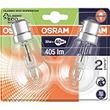 Ampoule standard halogène Eco OSRAM, 30W B22, claire, 2 unités sousblister