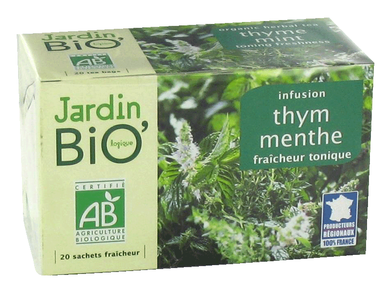 Le Jardin Bio infusion thym menthe 30g