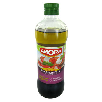 Vinaigrette a l'huile d'olive et vinaigre Balsamique AMORA, 45cl